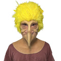 Funny Yellow Bird Mask Full Head – Realistic Animal Cosplay Mask for Halloween, Party & Prank
