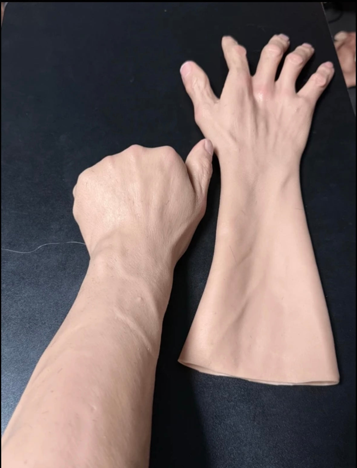 Ultra Realistic Silicone Hands – Lifelike Fake Hands for Full Disguise & Mask Matching