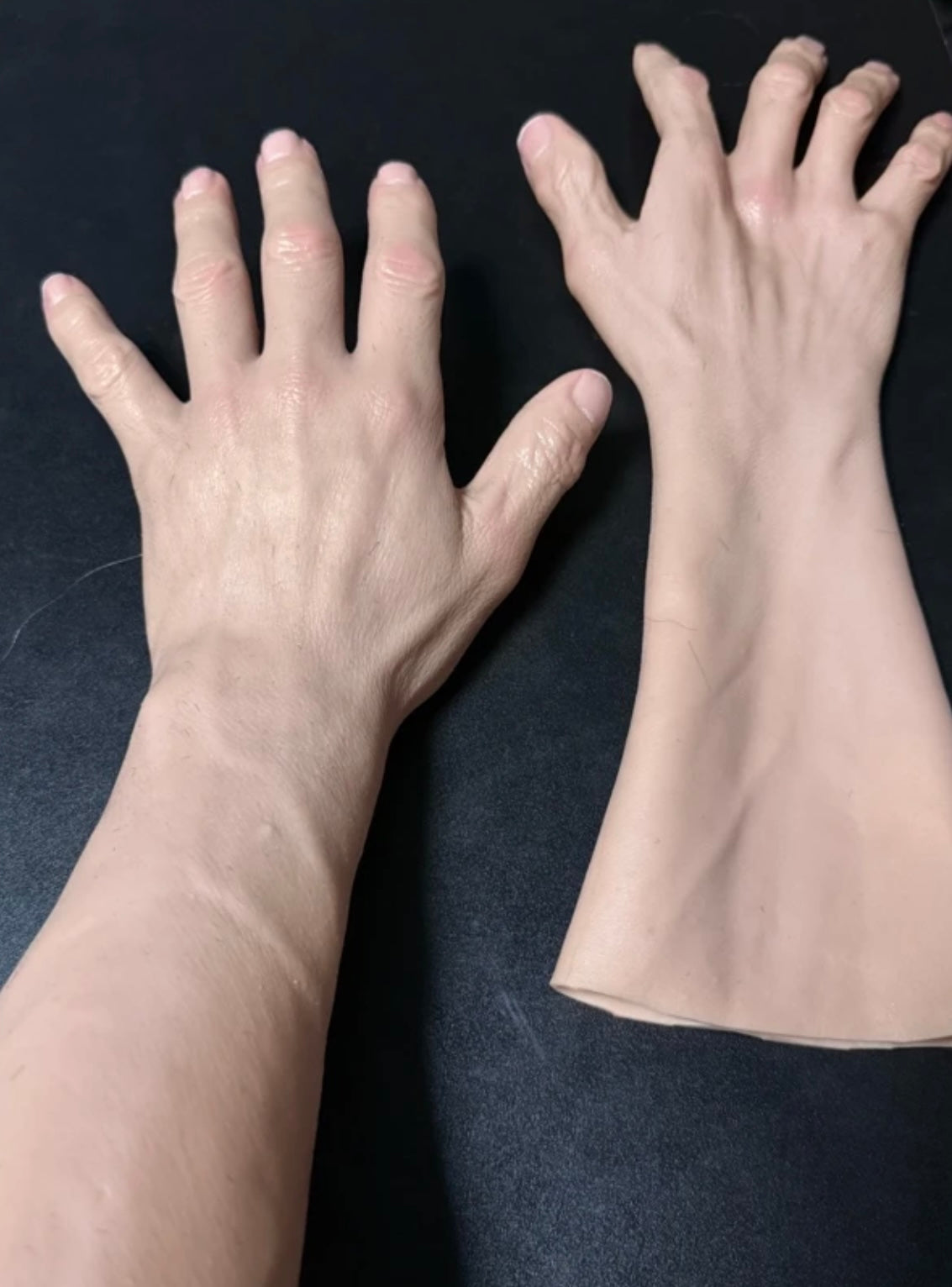 Ultra Realistic Silicone Hands – Lifelike Fake Hands for Full Disguise & Mask Matching