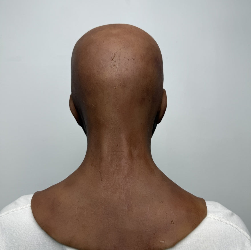 Realistic Alien Silicone Mask Full Head – Minimalist Extraterrestrial Mask for Disguise, Film & Cosplay