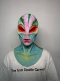 Ultra Realistic Alien Silicone Mask – Full Head Extraterrestrial Mask for Cosplay, Halloween & Viral Content