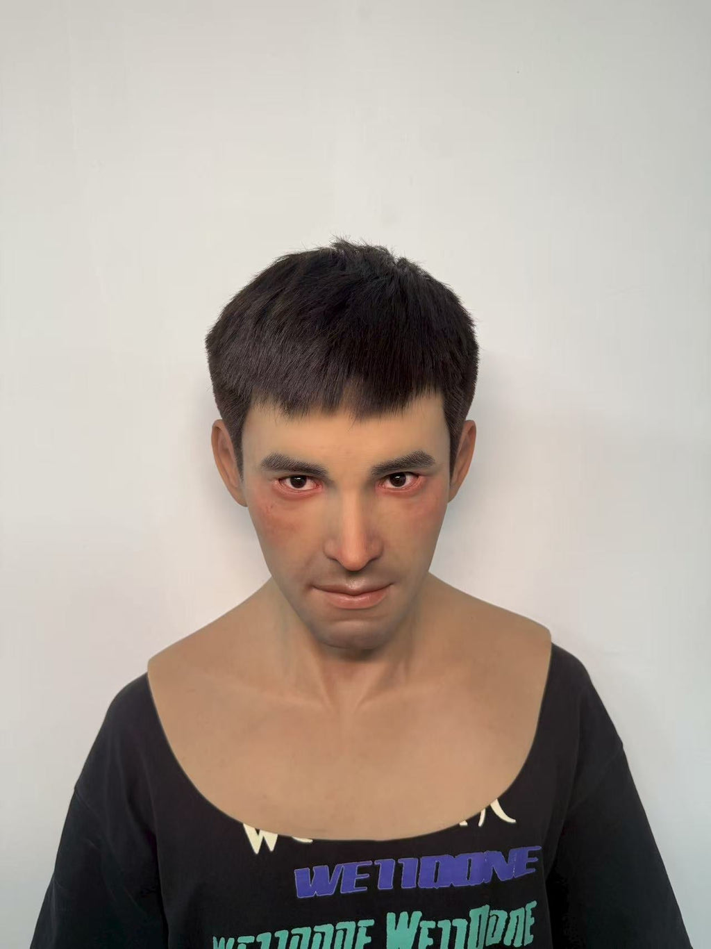Ultra Realistic Silicone Mask Full Head – Natural Asian Male Face Disguise Mask for Cosplay, Film & Social Experiments