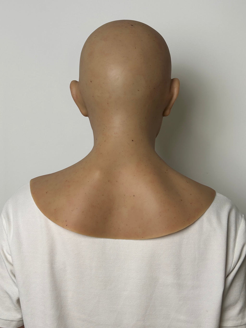 Ultra Realistic Bald Middle-Aged Silicone Mask Full Head – Hyper Real Male Disguise Mask for Prank, Cosplay & Film