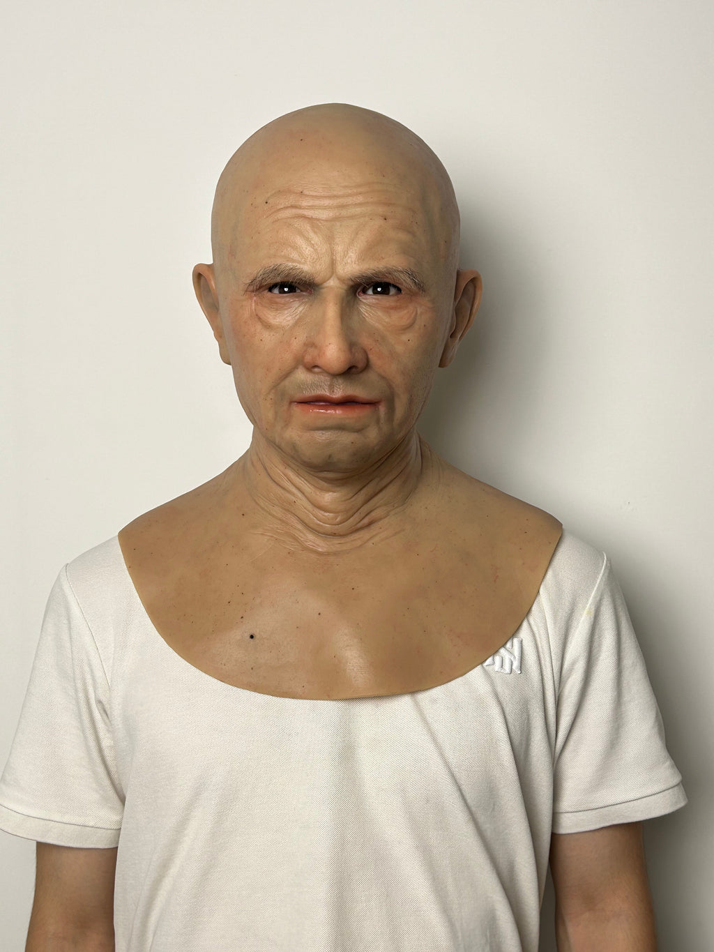 Ultra Realistic Old Man Silicone Mask – Aging Transformation Face Mask for Prank, Film & Social Experiment