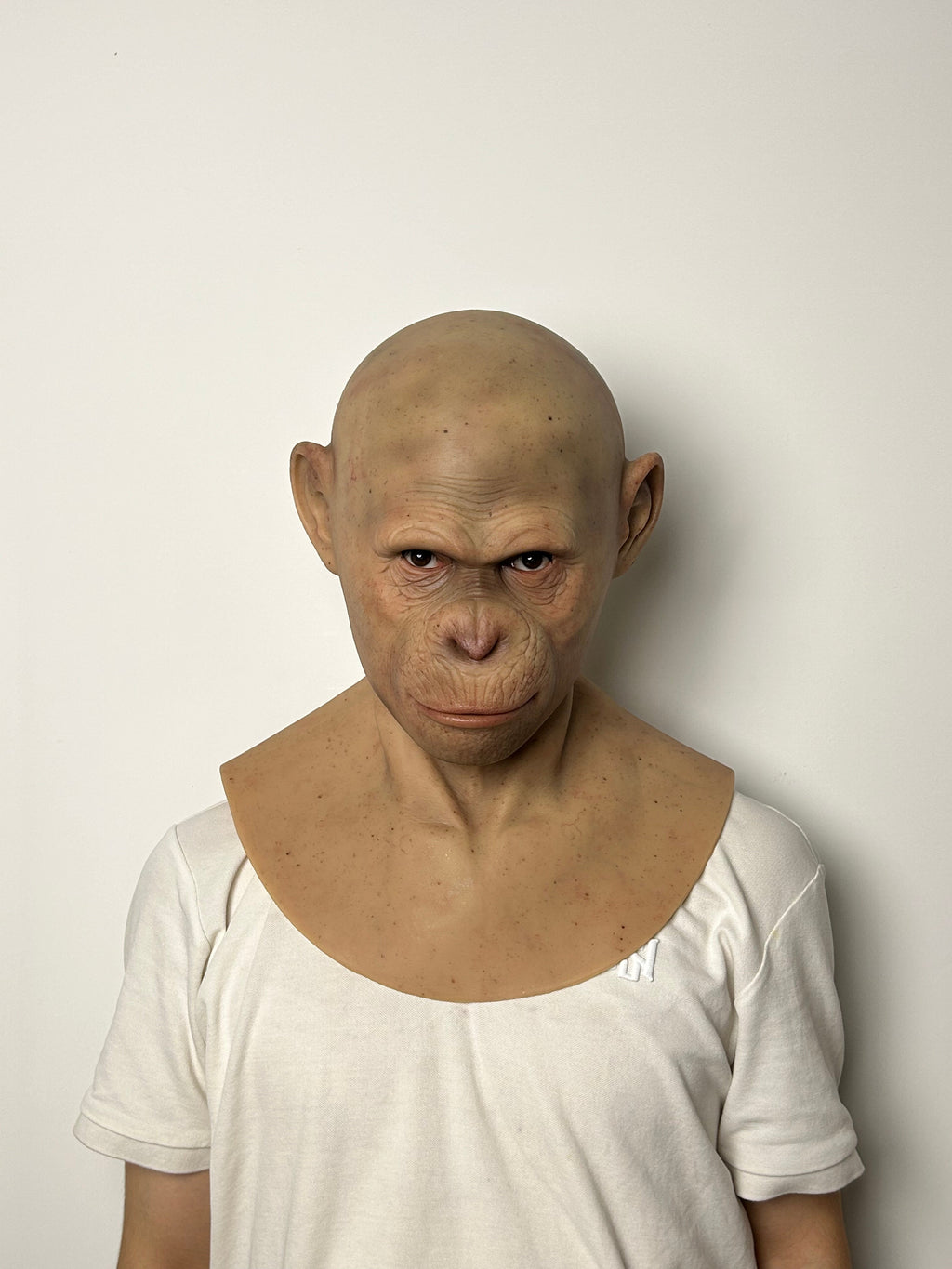 Ultra Realistic Primate Mask Full Head – Hyper Detailed Ape Silicone Mask for Cosplay, Film & Halloween