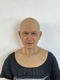 Ultra Realistic Elderly Man Silicone Mask – Full Head Old Person Disguise Mask for Film, Prank & Social Experiment