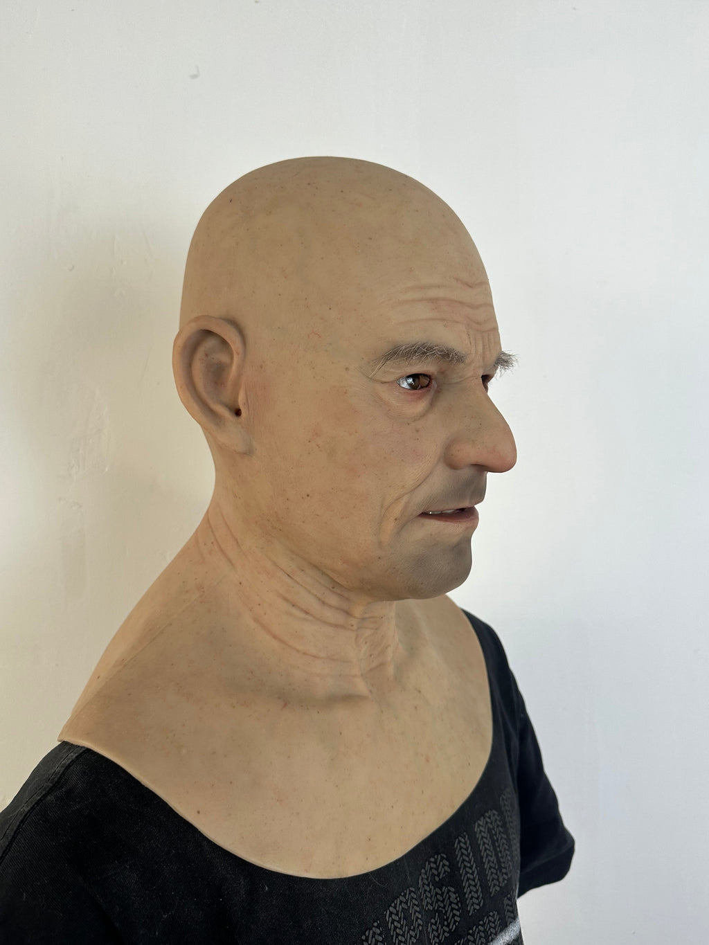 Ultra Realistic Old Man Silicone Mask Full Head – Elderly Male Face Mask for Disguise, Film & Cosplay