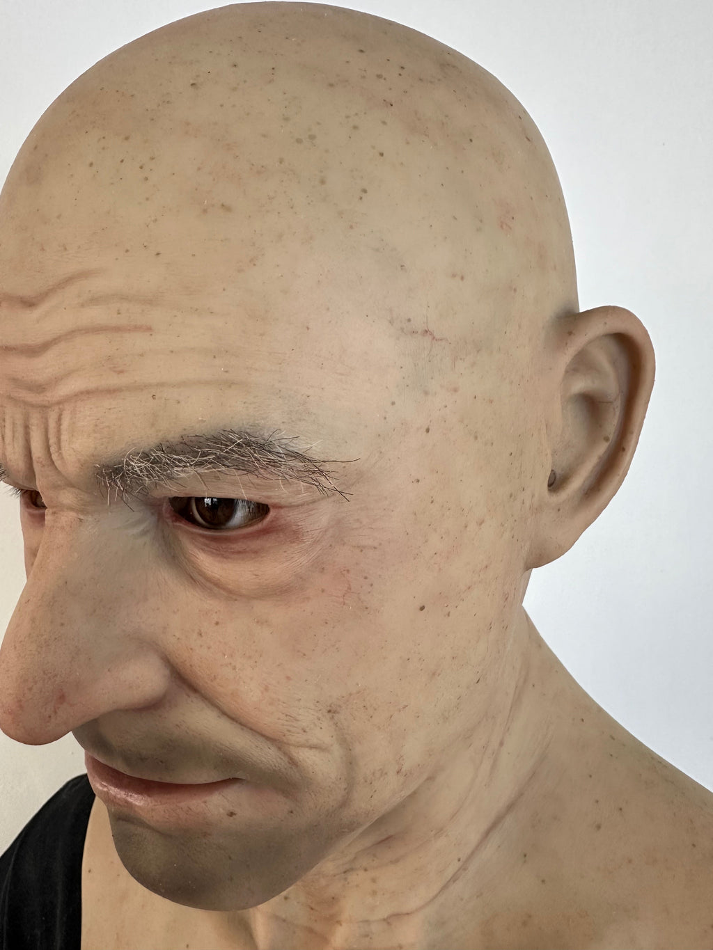Ultra Realistic Old Man Silicone Mask Full Head – Elderly Male Face Mask for Disguise, Film & Cosplay