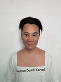 Ultra Realistic Asian Male Silicone Mask Full Head – Natural Young Man Disguise Mask for Cosplay, Prank & Film
