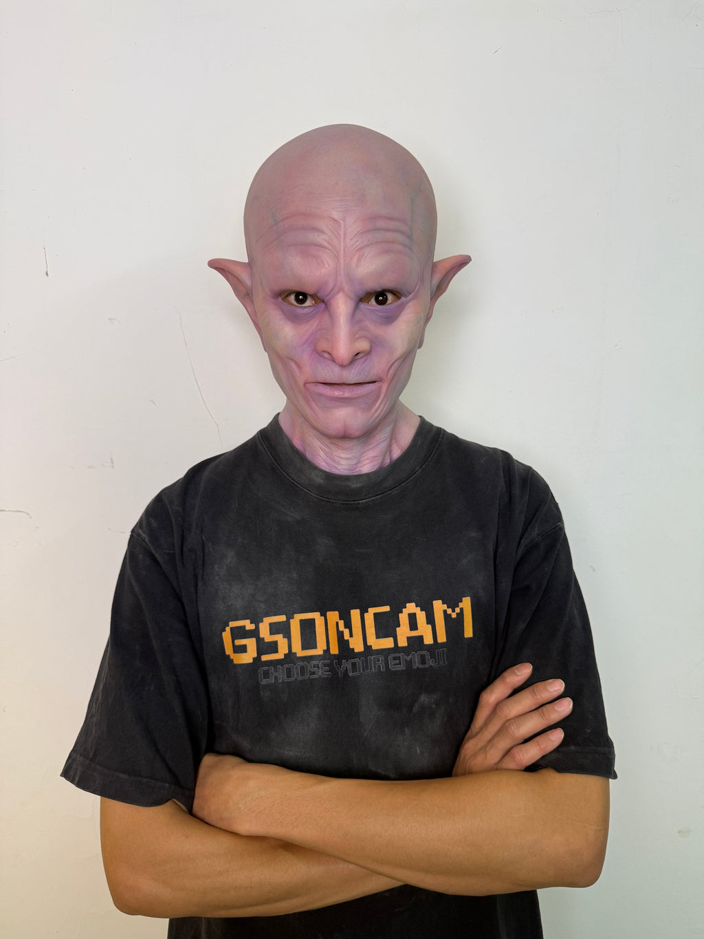 Ultra Realistic Alien Silicone Mask Full Head – Hyper Real Creature Mask for Cosplay, Film FX & Halloween