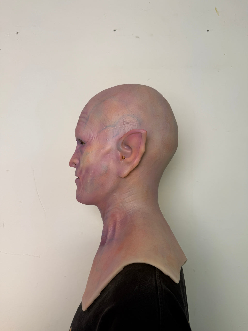 Ultra Realistic Alien Silicone Mask Full Head – Hyper Real Creature Mask for Cosplay, Film FX & Halloween