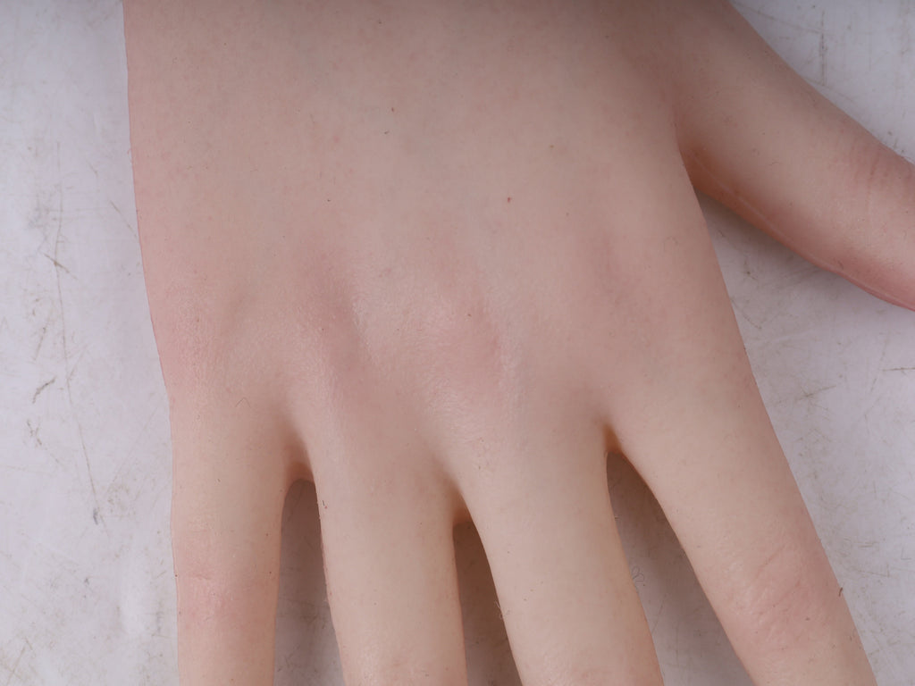 Ultra Realistic Female Silicone Hands with Forearm – Lifelike Wearable Hands for Full Disguise, Cosplay & Film