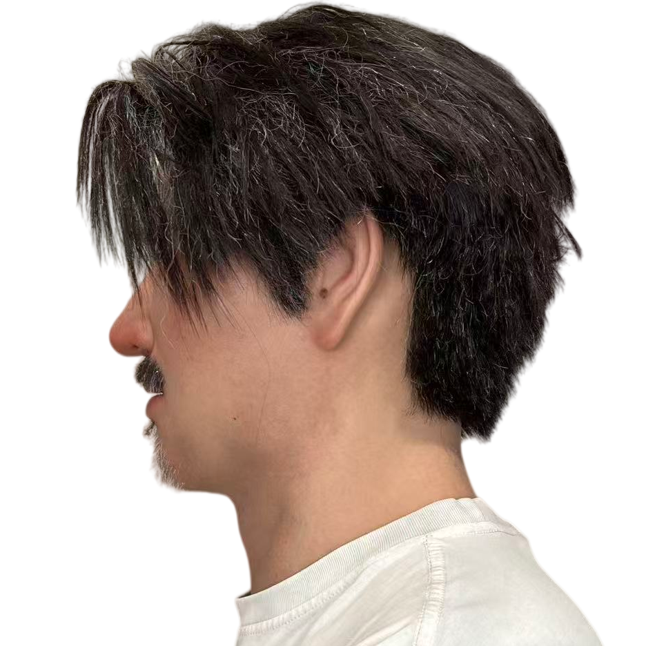 Ultra Realistic Asian Male Silicone Mask with Hair – Full Head Human Face Mask for Disguise, Film & Real-Life Transformation