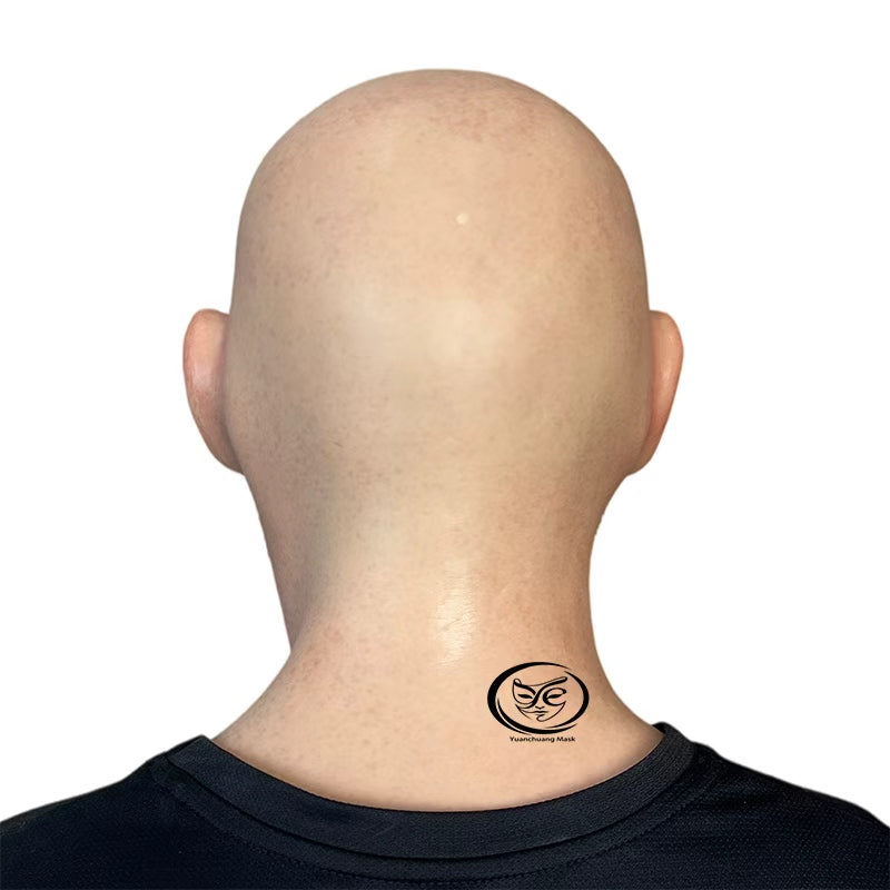 Ultra Realistic Asian Male Silicone Mask – Full Head Human Face Mask for Disguise, Film & Everyday Transformation
