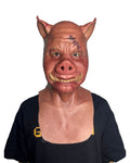 Scary Pig Monster Mask Full Head – Horror Animal Mask for Halloween, Cosplay & Prank