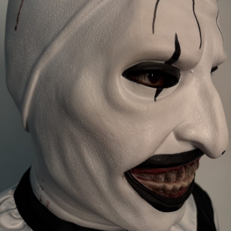 Scary Clown Mask Full Head – Horror Cosplay Mask for Halloween, Party & Prank Costume