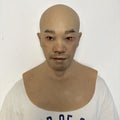 Ultra Realistic Asian Male Silicone Mask – Full Head Human Face Disguise Mask for Film, Social Experiment & Transformation
