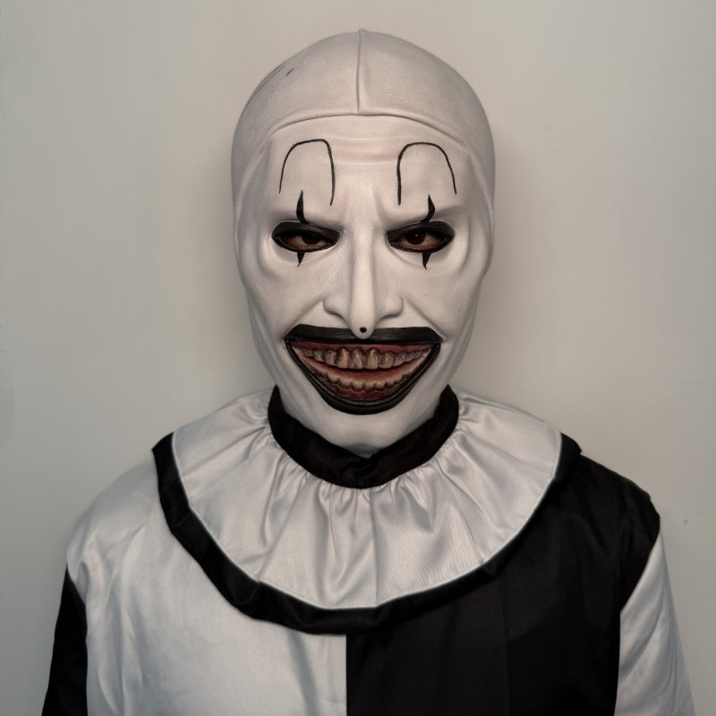 Scary Clown Mask Full Head – Horror Cosplay Mask for Halloween, Party & Prank Costume