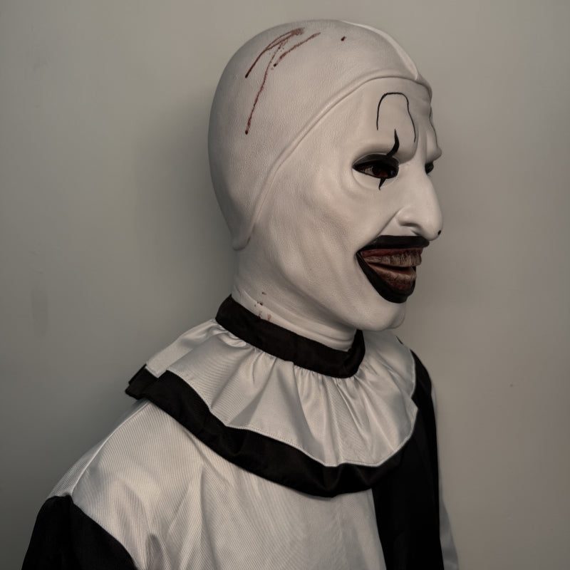 Scary Clown Mask Full Head – Horror Cosplay Mask for Halloween, Party & Prank Costume