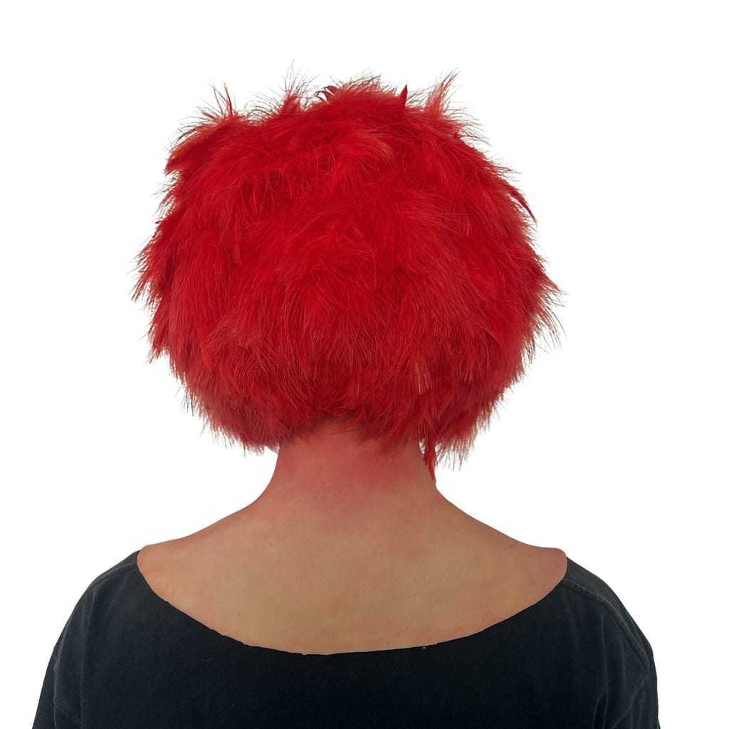 Red Bird Monster Mask Full Head – Funny Scary Cosplay Animal Mask for Halloween Party & Prank