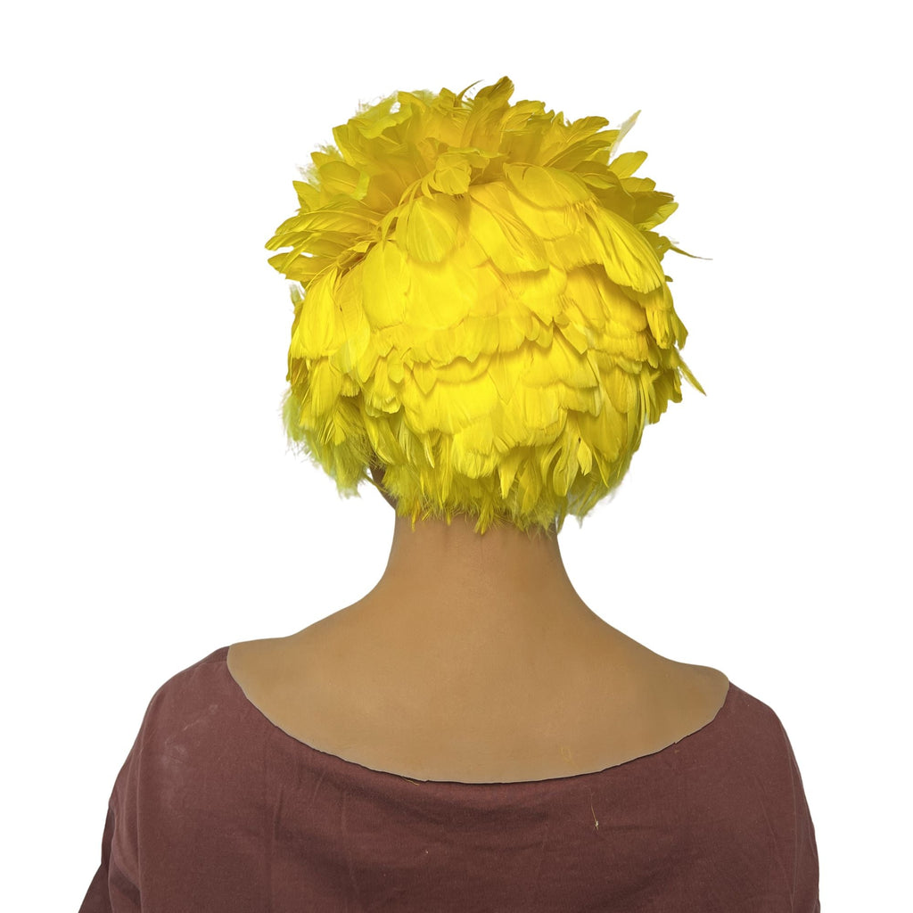 Funny Yellow Bird Mask Full Head – Realistic Animal Cosplay Mask for Halloween, Party & Prank