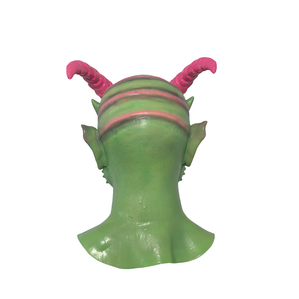 Alien Demon Mask Full Head – Colorful Fantasy Creature Mask for Halloween, Cosplay & Viral Content